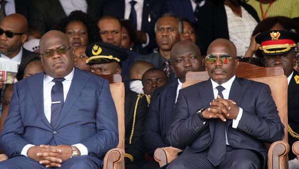 L'actuel Président congolais Félix Tshisekedi et l'ancien Président Joseph Kabila - Sputnik Afrique