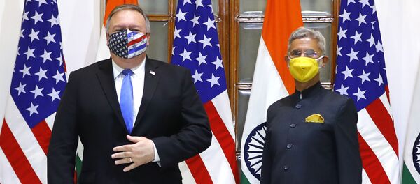 La visite du Secrétaire d'Etat Mike Pompeo en Inde La visite du Secrétaire d'Etat Mike Pompeo en Inde - Sputnik Afrique