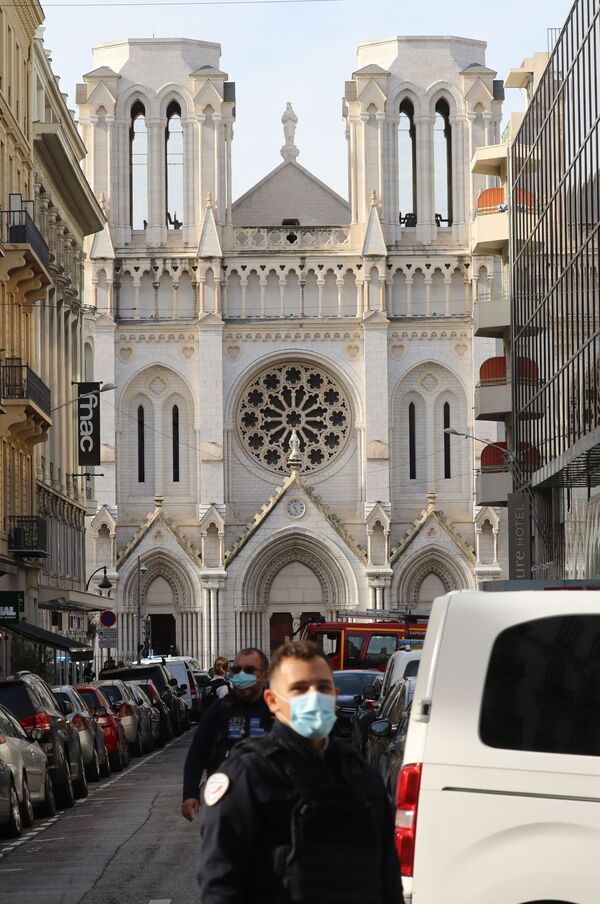 Attaque à la basilique Notre-Dame de l’Assomption à Nice

 - Sputnik Afrique