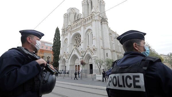 Une attaque au couteau à Notre-Dame de l'Assomption à Nice - Sputnik Afrique