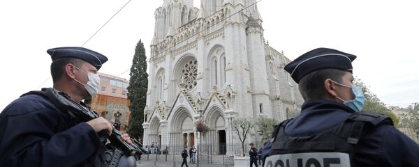Une attaque au couteau à Notre-Dame de l'Assomption à Nice Une attaque au couteau à Notre-Dame de l'Assomption à Nice - Sputnik Afrique