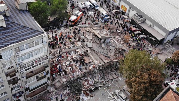 La ville turque d’Izmir a été secouée le 30 octobre par un séisme de magnitude 6,9 - Sputnik Afrique