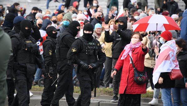 Marche d'opposition à Minsk, le 1er novembre 2020 - Sputnik Afrique