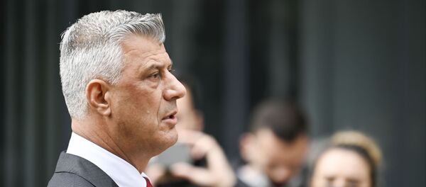 Hashim Thaci, Président de la république autoproclamée du Kosovo - Sputnik Afrique