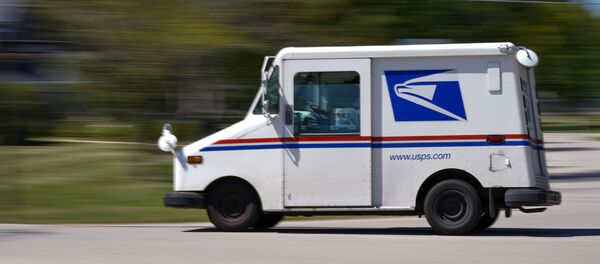 camion postal de l’USPS camion postal de l’USPS - Sputnik Afrique