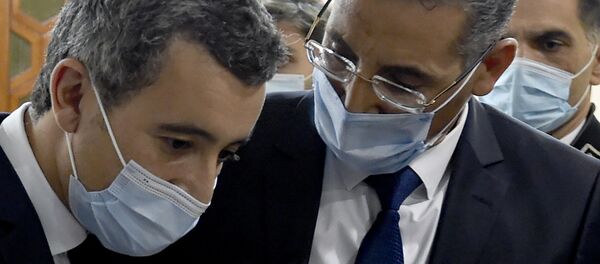 Taoufik Charfeddine et Gérald Darmanin, Tunisie - Sputnik Afrique