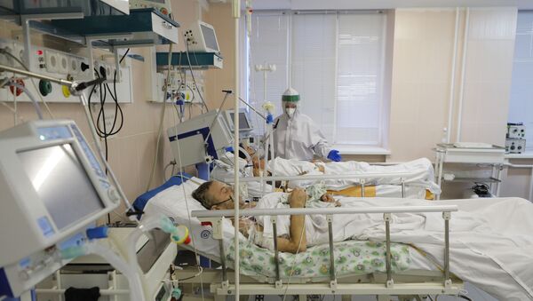 Un hôpital russe pour les personnes atteintes du Covid-19 (archive photo) - Sputnik Afrique