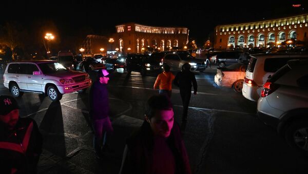 Une manifestation de protestation à Erevan - Sputnik Afrique