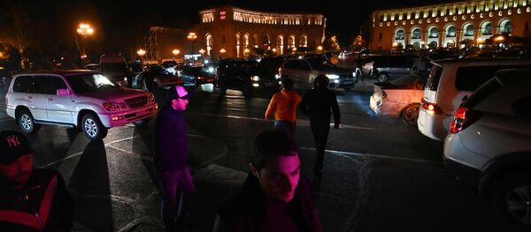 Une manifestation de protestation à Erevan - Sputnik Afrique