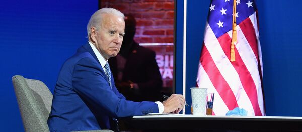 Joe Biden, en visioconférence Joe Biden, en visioconférence - Sputnik Afrique