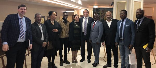 Igor Morozov, senateur russe, à l'ouverture d'exposition Russie-Afrique Igor Morozov, senateur russe, à l'ouverture d'exposition Russie-Afrique - Sputnik Afrique