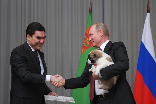 Inauguration au Turkménistan d’un monument au symbole national canin du pays – vidéo - Sputnik Afrique