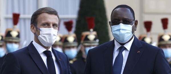 Emmanuel Macron et Macky Sall - Sputnik Afrique