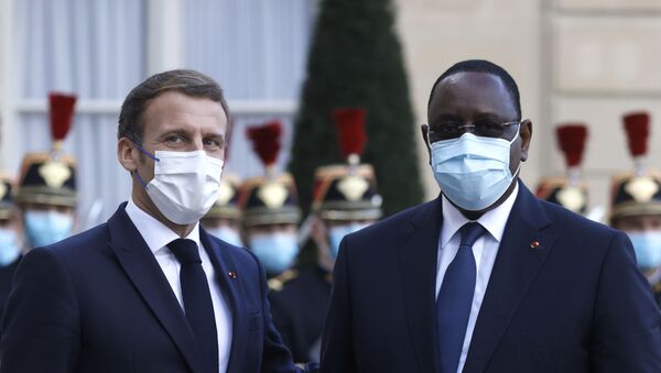 Emmanuel Macron et Macky Sall - Sputnik Afrique