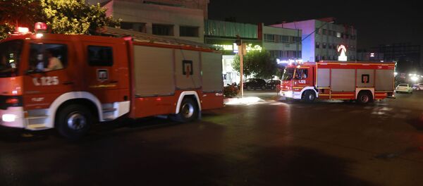 Pompiers en Iran - Sputnik Afrique