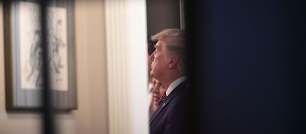 Donald Trump à la Maison-Blanche, le 5 novembre 2020 - Sputnik Afrique