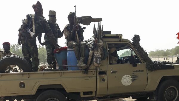 Les soldats de l'armée tchadienne après une mission d'un moins pour combattre Boko Haram, javier 2020 - Sputnik Afrique