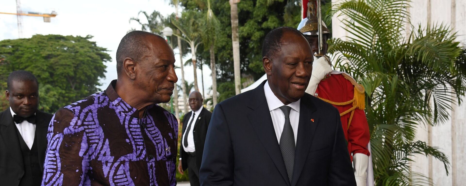 Les Présidents guinéen Alpha Condé et ivoirien Alassane Ouattara - Sputnik Afrique, 1920, 19.11.2020