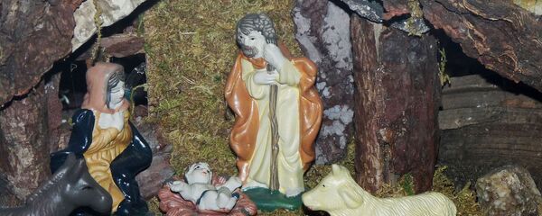 Une crèche de Noël - Sputnik Afrique