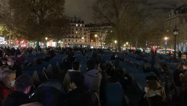 Installation d’un camp de migrants sur la place de la République, 23 novembre 2020 - Sputnik Afrique