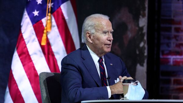 U.S. President-elect Joe Biden receives a national security briefing in Wilmington, Delaware, U.S., November 17, 2020 - Sputnik Afrique