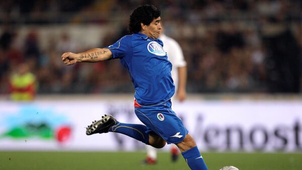 Diego Maradona en 2008 - Sputnik Afrique