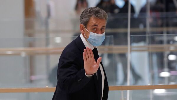 Nicolas Sarkozy au Tribunal Correctionnel de Paris le 23 Novembre 2020, pour le procès «Bismuth». - Sputnik Afrique