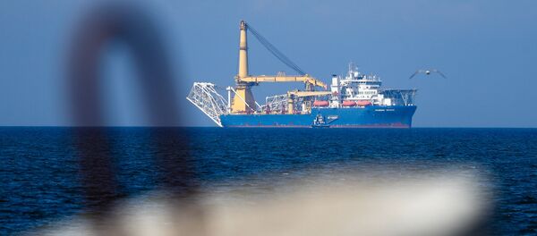 Le navire de pose de conduites Académicien Tchersky - Sputnik Afrique