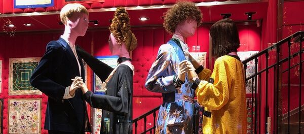 Une vitrine parisienne. Image d'illustration - Sputnik Afrique