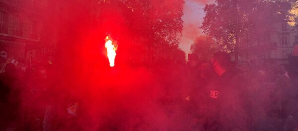Nouvelle manifestation à Paris contre la loi Sécurité globale, le 28 novembre 2020 - Sputnik Afrique