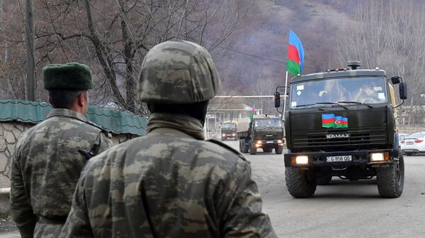 Militaires azerbaïdjanais au Haut-Karabakh (image d'illustation) - Sputnik Afrique