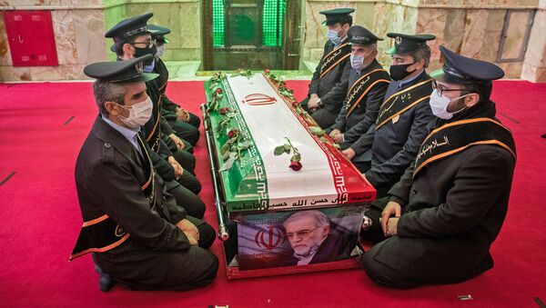 Les funérailles du scientifique nucléaire iranien Mohsen Fakhrizadeh - Sputnik Afrique