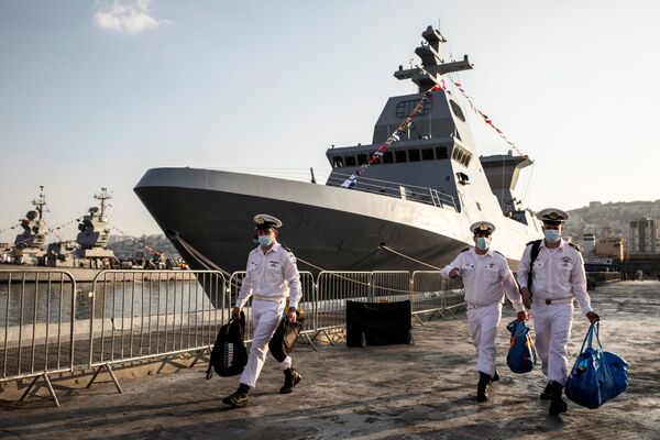 La réception de la corvette Saar 6 de fabrication allemande par la Marine israélienne

 - Sputnik Afrique