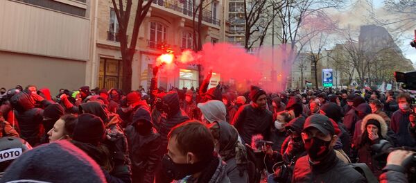 Une nouvelle manifestation contre la loi Sécurité Globale à Paris, 5 décembre 2020 - Sputnik Afrique