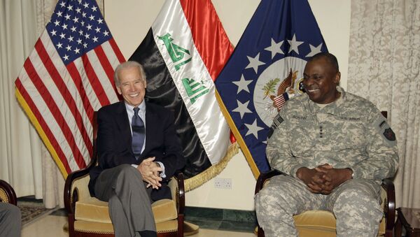 Joe Biden et Lloyd Austin - Sputnik Afrique