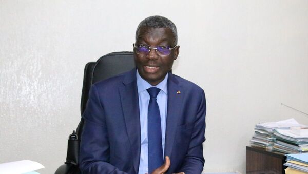 Yark Damehame dans son bureau à Lomé, le 5 décembre 2020. - Sputnik Afrique