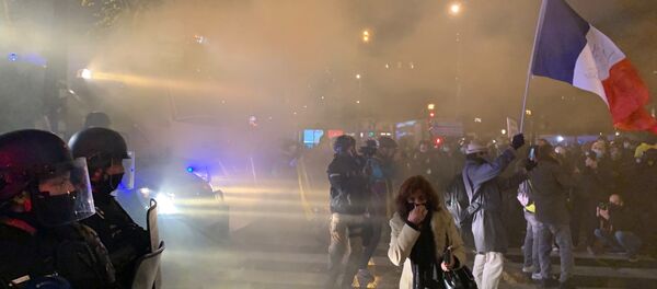 Une manifestation contre la loi Sécurité Globale à Paris, 12 décembre 2020 - Sputnik Afrique