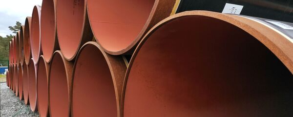 Tubes du futur gazoduc Nord Stream 2 stockés en Allemagne Tubes du futur gazoduc Nord Stream 2 stockés en Allemagne - Sputnik Afrique