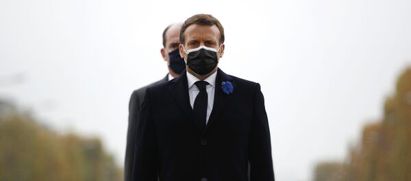 Emmanuel Macron et Jean Castex, archives - Sputnik Afrique