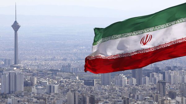 Drapeau iranien, Téhéran - Sputnik Afrique