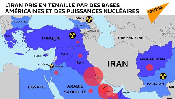 L'Iran pris en tenaille par des bases américaines et des puissances nucléaires - Sputnik Afrique
