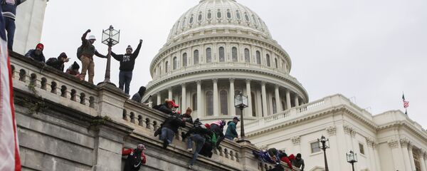 Situation autour du Capitole, envahi par des manifestants, le 6 janvier 2021 - Sputnik Afrique