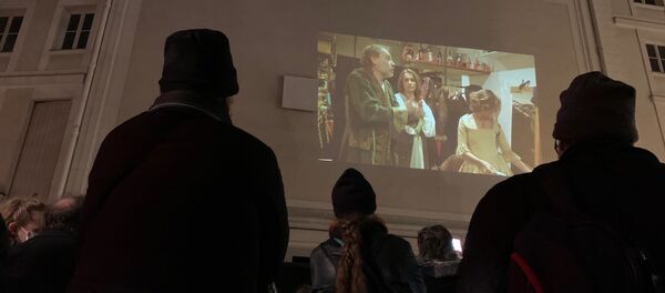 Des représentants des métiers du spectacle et de la restauration se sont réunis ce 9 janvier pour protester de façon créative contre la fermeture de leurs établissements   - Sputnik Afrique