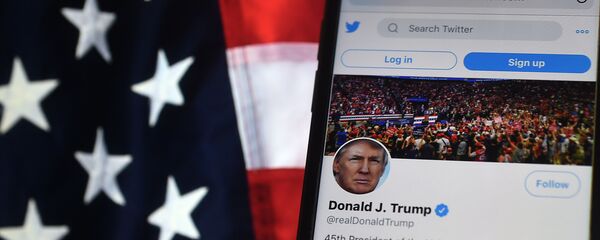 Le compte Twitter de Donald Trump (illustration) - Sputnik Afrique