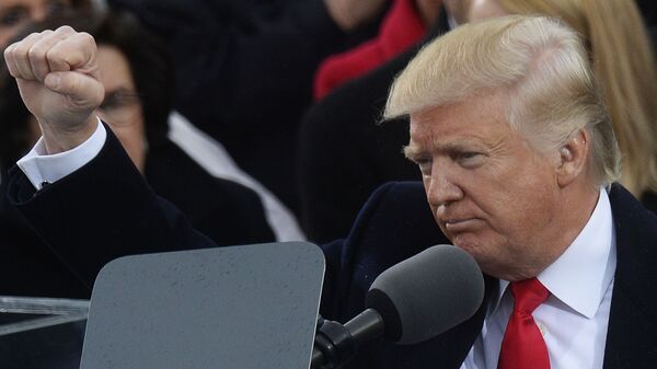 Президент США Дональд Трамп на церемонии инаугурации в Вашингтоне - Sputnik Afrique