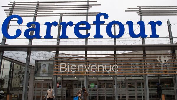 Un supermarché de Carrefour à Saint-Herblain, le 12 janvier - Sputnik Afrique