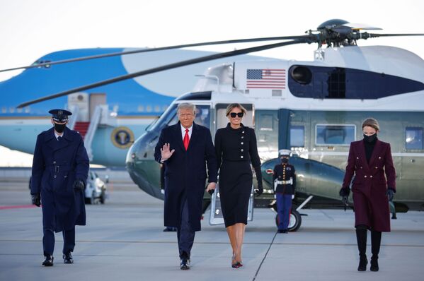 Donald et Melania Trump ont quitté la Maison-Blanche

 - Sputnik Afrique