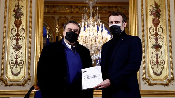 Emmanuel Macron et Benjamin Stora - Sputnik Afrique