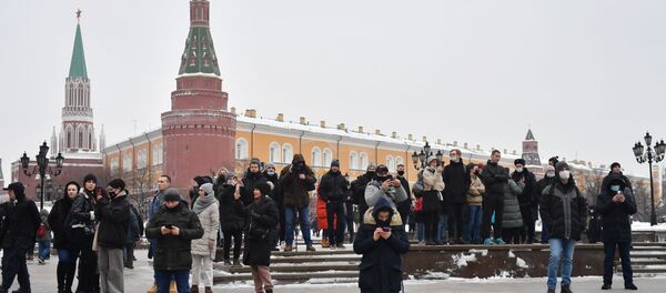 Les sympathisants de Navalny à Moscou - Sputnik Afrique