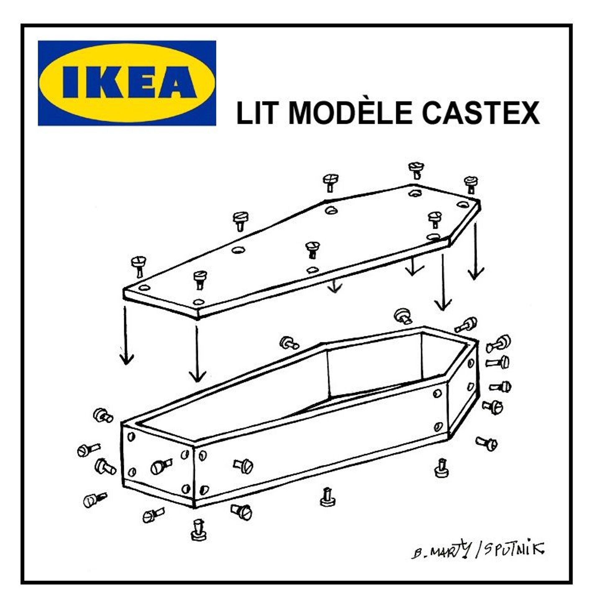 Castex: «Il ne suffit pas d’acheter des lits chez Ikea pour ouvrir des places en réanimation» - Sputnik Afrique, 1920, 06.02.2021